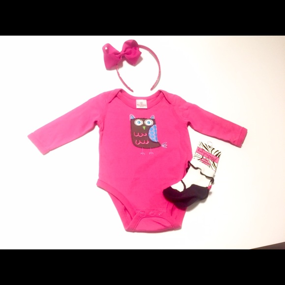 Set!  HANNA ANDERSSON top and headband