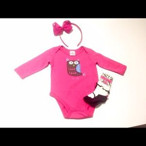 Set!  HANNA ANDERSSON top and headband