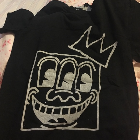 Keith haring x basquiat design tshirt