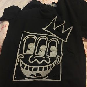 Keith haring x basquiat design tshirt