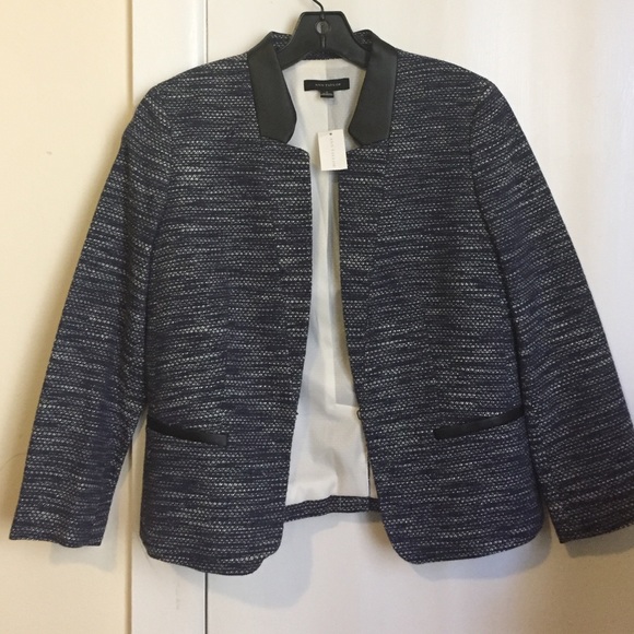 Blue tweed blazer