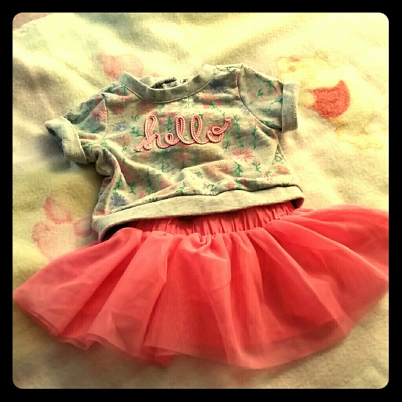 Spring sweater tutu skirt