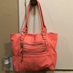 Coral tote