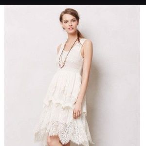 Anthropolgie/BHLDN Let Me Be Lace Tiered Dress