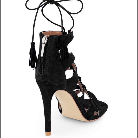 NWOT lace up heels - Picture 2 of 4