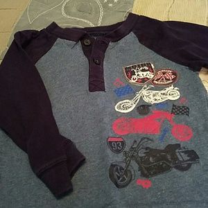 Motorcycle long sleeve tee
