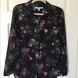 LC Lauren Conrad button down blouse
