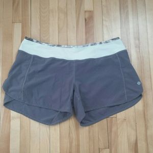 Lululemon gray tracker shorts