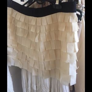 J. Crew Collection Tiered Brique Skirt