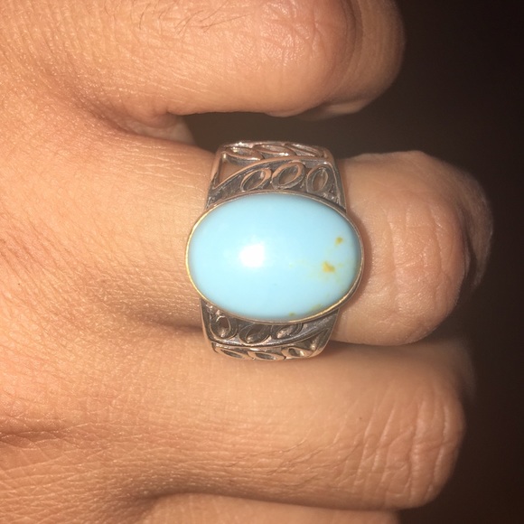Turquoise silver ring 💍 - Picture 3 of 3