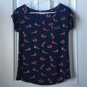 Fox Print T-Shirt