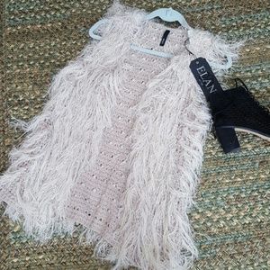 NWT Shaggy Fur Vest