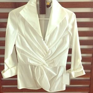 Formal White Blouse