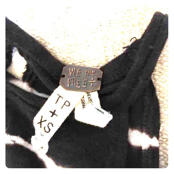 Free people open back tank