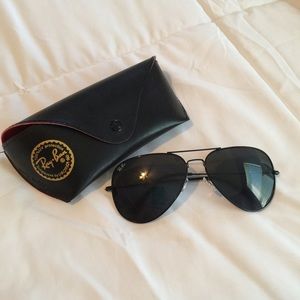 Cute Black Aviator Sunglasses