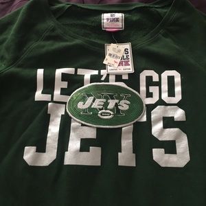 NFL New York Jets PINK sweatshirt NWT