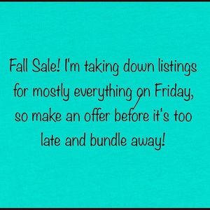 Selling everything this week! Make an offer!