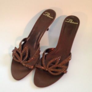 New Delman "Chocolate Diamond" Heels