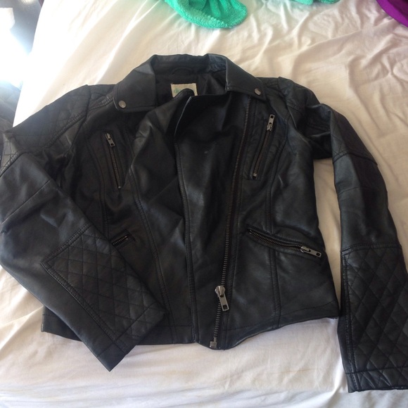 Real leather jacket