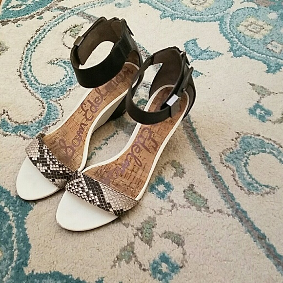 Sam edleman Sophie wedge sandals 8