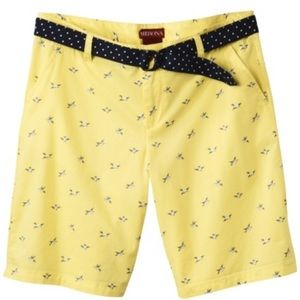 Merona Bird Print Shorts Sz 6