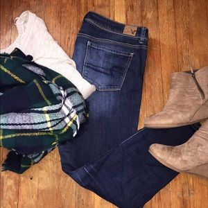 American Eagle Dark Wash Skinny Jeans