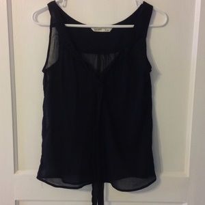 Black see through Old Navy sleeveless top