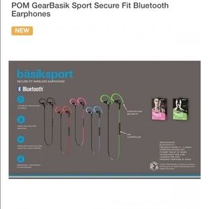 POM GearBasik Sport Secure Fit Bluetooth Earphones
