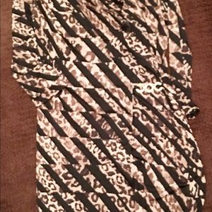 Leopard print dress.