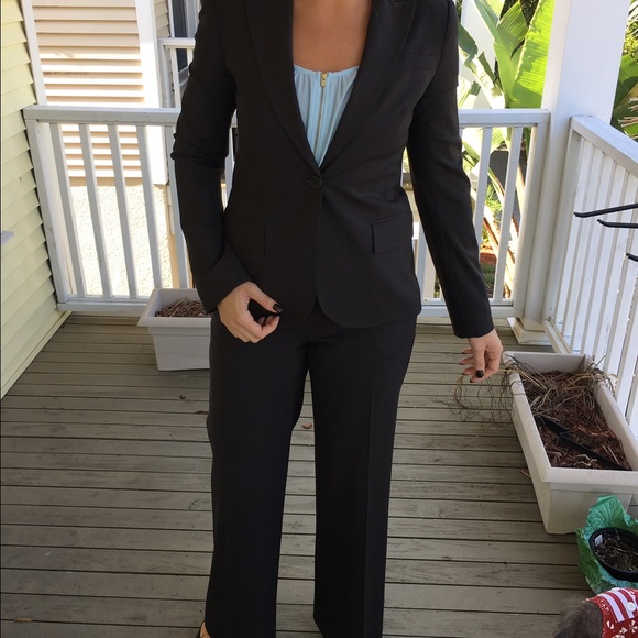 Dark Brown Theory Suit from Nordstrom