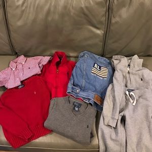 Lot of 3T toddler boy RL polo apparel