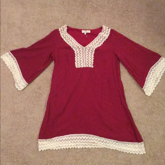 Burgundy Dress