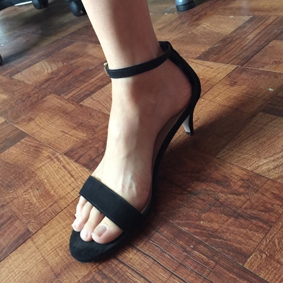 Asos ankle strap kitten heel