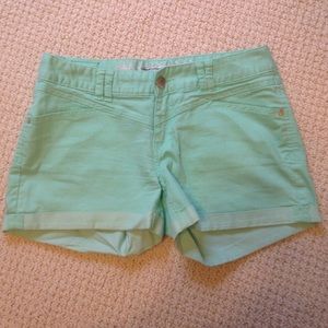 Turquoise Express shorts