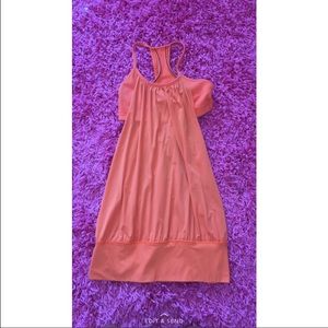 Lululemon size 4 orange drop down tank