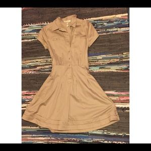 Banana republic tan dress
