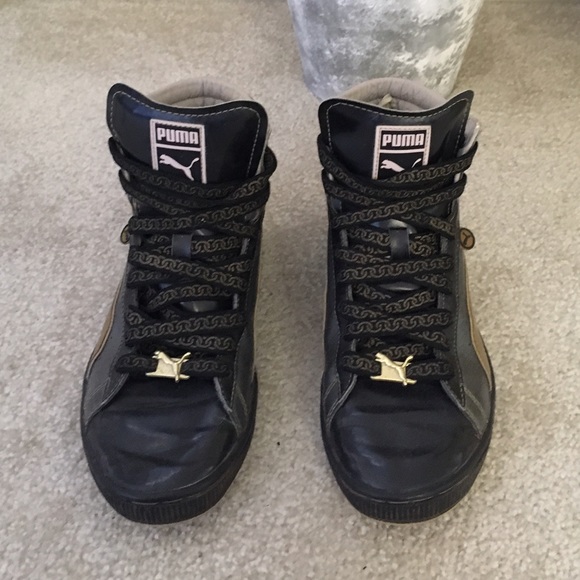 Puma Sneakers Black Gold
