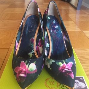 Ted Baker Pink Neevo Pointed Court Shoes