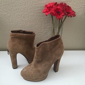 BCBG Girls Taupe Ankle Boots