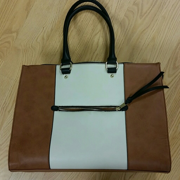 Merona Leather Tote Bag