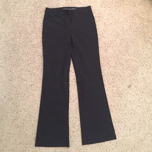 Express Pinstripe Black Trouser Pant