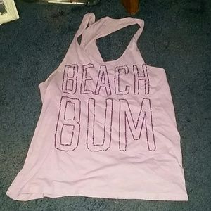 Lavender purple racer back tanktop