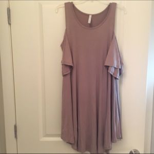 Cold shoulder dress