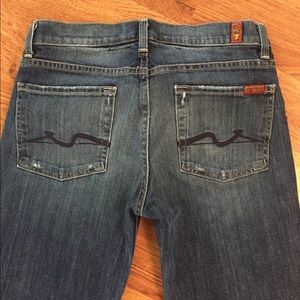 7 for all man kind bootcut jeans. Size 27