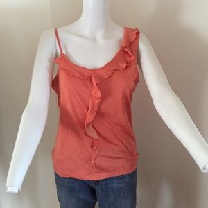 Dressy orange/peach top.