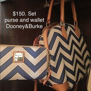 Dooney Purse and Wallet set