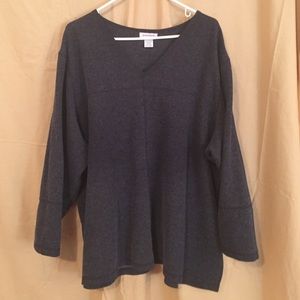 Avenue Navy Blue V-Neck Sweater 26/28
