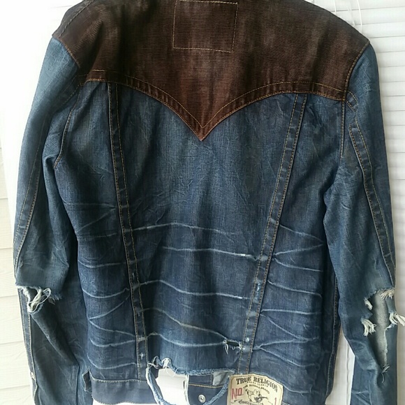 True Religion Denim and Cord Jacket - Picture 4 of 4