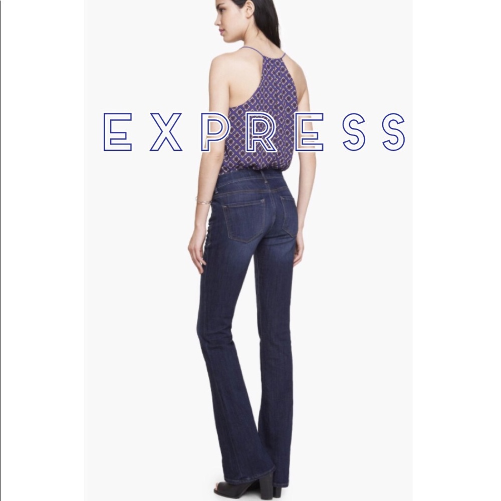 Express Jeans Slim Flare Low Rise (Stella) 2 Long