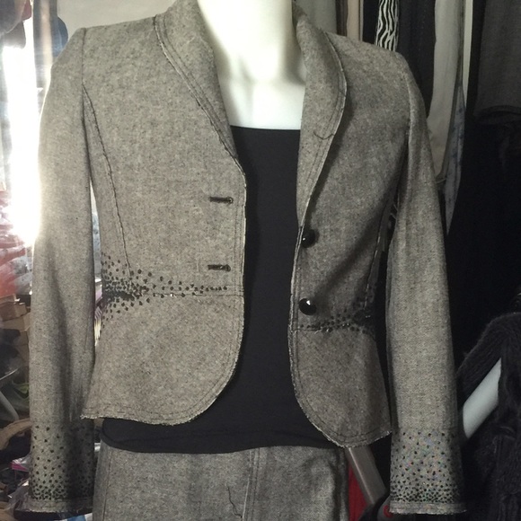 Black House White Market beaded blazer and skirt